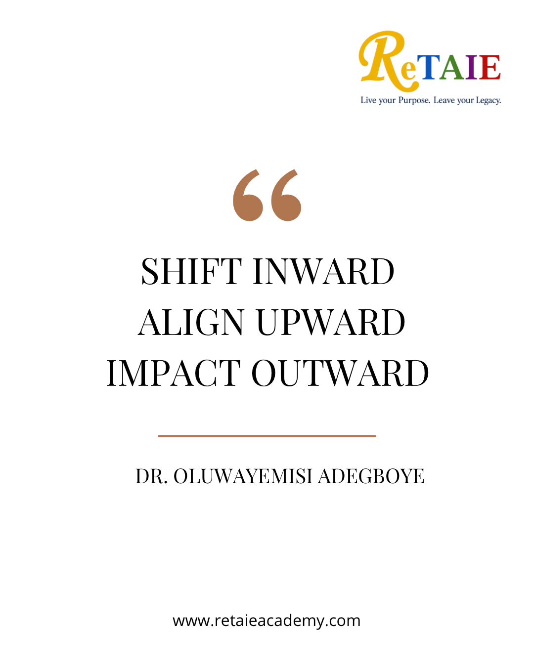 ReTAIE quote card