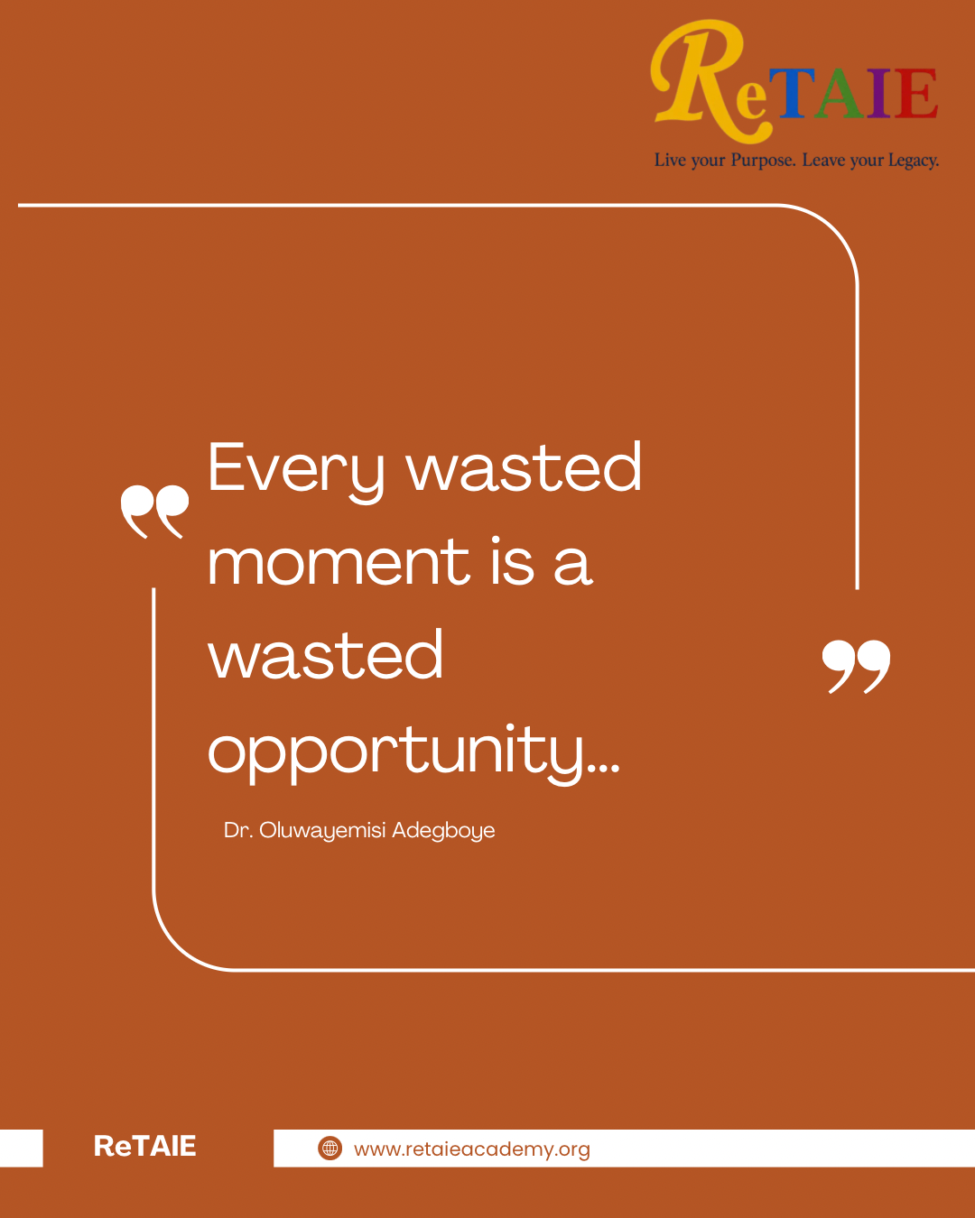 ReTAIE quote card